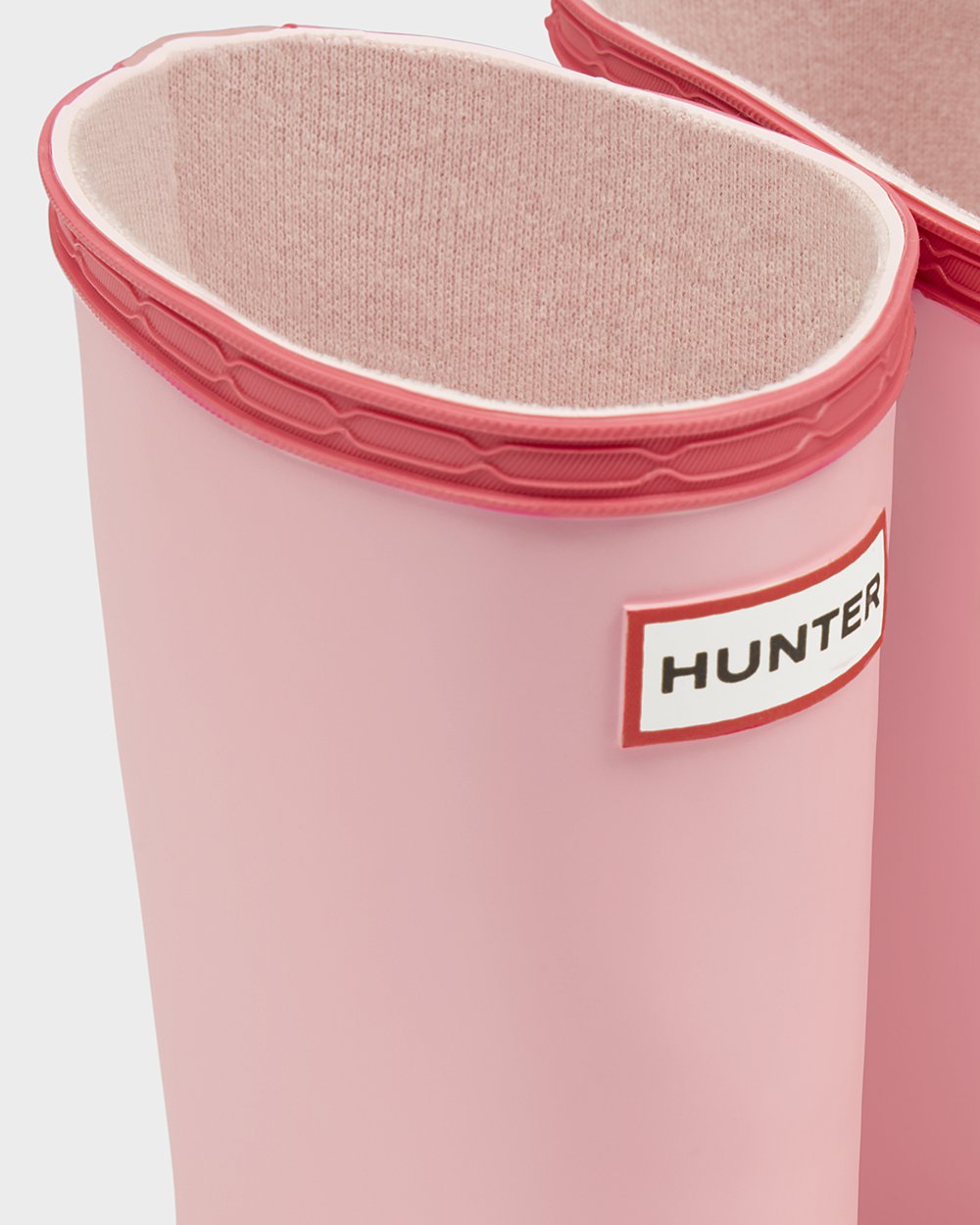 Hunter Gummistøvler Rosa - Barn Original First Classic - Norge BRJLEF-521